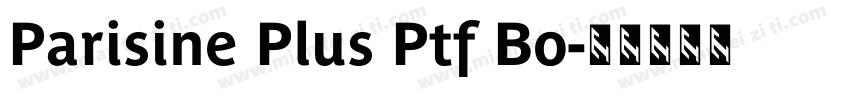 Parisine Plus Ptf Bo字体转换